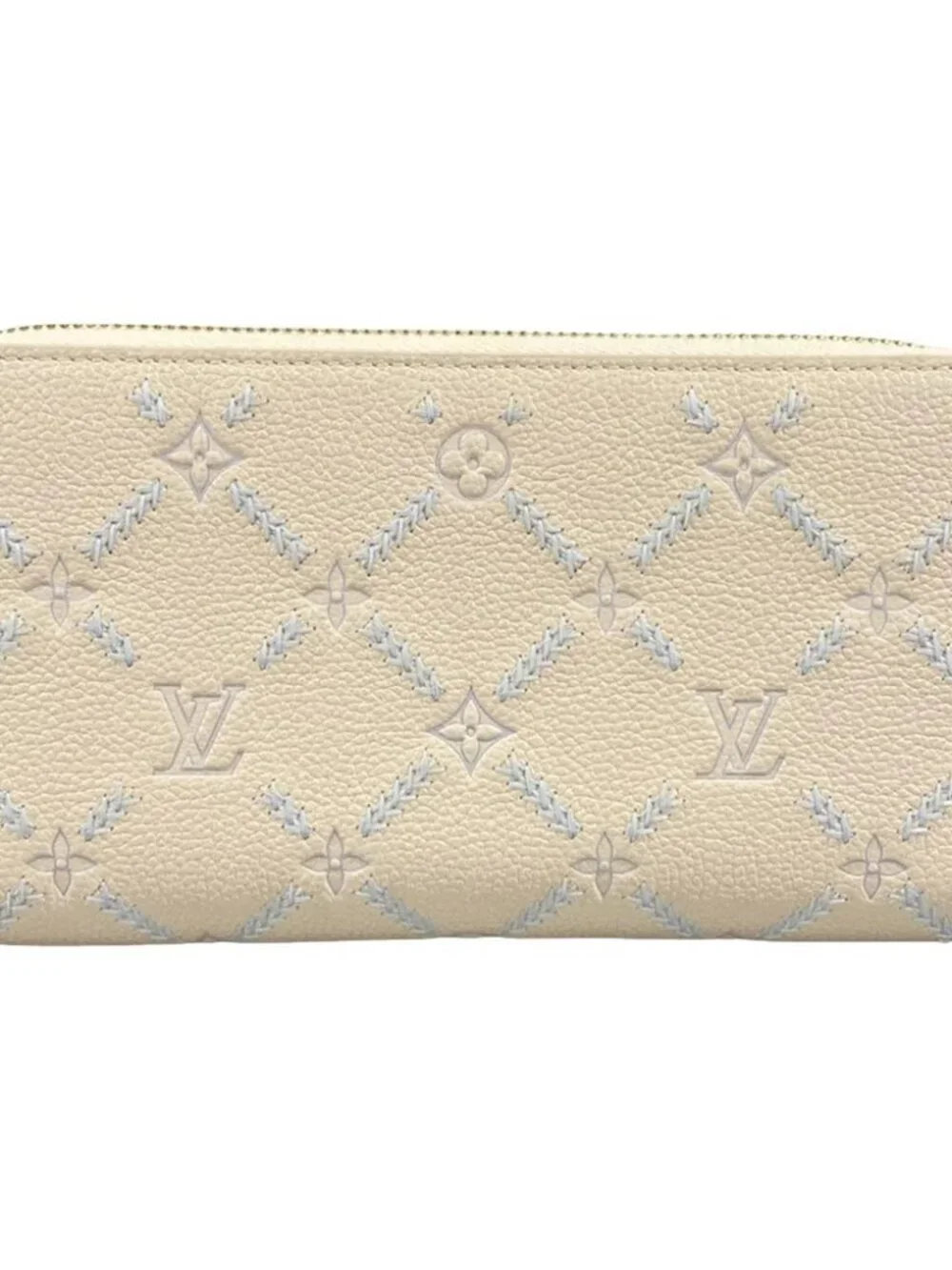 LOUIS VUITTON Zippy Wallet Quartz Couture RFID : confirmed Long Wallet